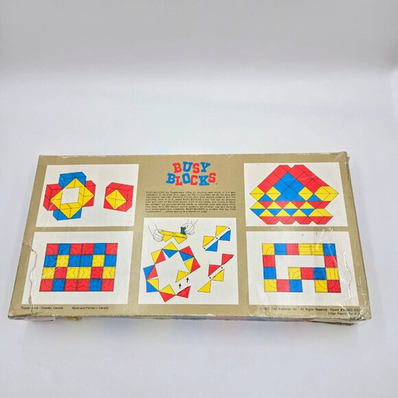 1970s Tupperware ABC Busy Blocks Missing I and R Green Figures Tupper Toys Box - Picture 16 of 16